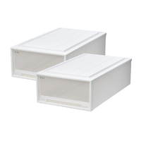 天馬 フィッツケース74-44M ホワイトクリア 2個組 ホワイトクリア ﾌｲﾂﾂｹ-ｽ74-44MWHCL2ｸﾞﾐ