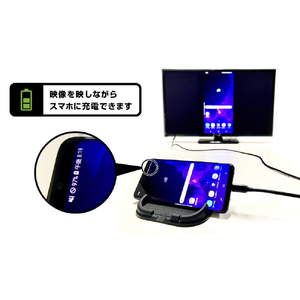 カシムラ HDMI変換ケーブル Type-C専用 ブラック KD-208-イメージ5