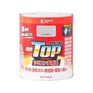 カンペハピオ 油性トップガード パールグレー 1.6L FCB956M-イメージ1