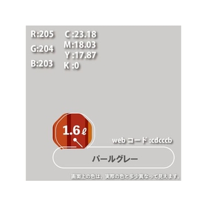 カンペハピオ 油性トップガード パールグレー 1.6L FCB956M-イメージ3