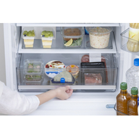 アイリスオーヤマ IRSN-37A-W 【右開き】371L 4ドア冷蔵庫