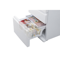 アイリスオーヤマ IRSN-37A-W 【右開き】371L 4ドア冷蔵庫