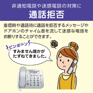 パナソニック デジタルコードレス電話機(子機1台タイプ) シルバー VE-GD28DL-S-イメージ11