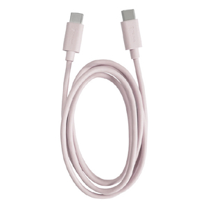 イツワ商事 USB Type-C to C 充電通信ケーブル(1m) ピンク MTCD2302PK-イメージ1