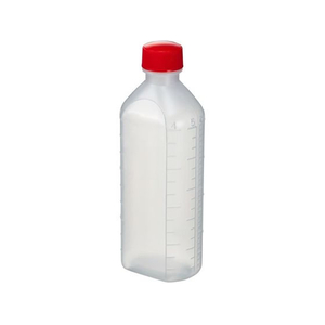 エムアイケミカル 投薬瓶PPB(滅菌済)少数包装 プラスチック薬瓶 08-2850-3005 キャップ:赤 200CC(5ホンイリ) FCG638T-08-2850-3005-イメージ1