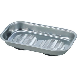 トラスコ中山 角形マグネットトレー 波型底 240×142×42 波型底224014242 FC448EF-2996944-イメージ1