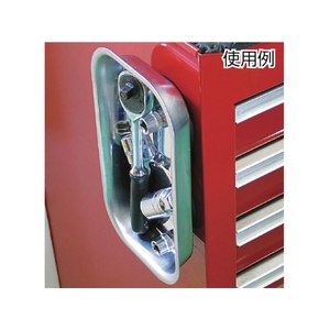 トラスコ中山 角形マグネットトレー 波型底 240×142×42 波型底224014242 FC448EF-2996944-イメージ4