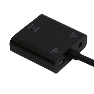 ミヨシ FullHD対応 HDMI - D-sub 変換アダプタ ブラック HDA-DS01/BK-イメージ2