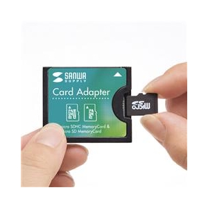 サンワサプライ microSD用CF変換アダプタ ADR-MCCF-イメージ2