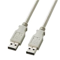 サンワサプライ USBケーブル(A-Aコネクタ・1m) KB-USB-A1K2