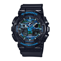 カシオ 腕時計 G-SHOCK ブルー GA-100CB-1AJF