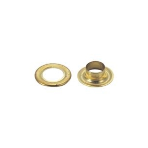 トラスコ中山 TRUSCO　両面ハトメ真鍮　12mm　20個入 P-THP-B12-イメージ1