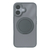 COCO　CASE iPhone 17用360°回転するリング付きマットケース グレー 1847-17-GRAY-イメージ2