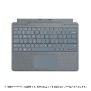 マイクロソフト 8XA00059 Surface Pro Signature キーボード アイス ... Surface Pro X SIMフリー、英語キーボード
