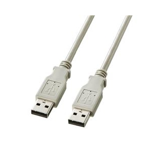 サンワサプライ USBケーブル(A-Aコネクタ・3m) KB-USB-A3K2-イメージ1
