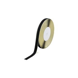 トラスコ中山 TRUSCO　マジックテープ　糊付A側　幅25mmX長さ25m　黒 TMAN-2525-BK-イメージ1