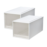 天馬 フィッツケース74-39XL ホワイトクリア 2個組 ホワイトクリア ﾌｲﾂﾂｹ-ｽ74-39XLWHCL2ｸﾞﾐ