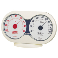 エンペックス 温湿度計 アキュート オフホワイト TM2781