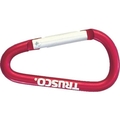 トラスコ中山 カラビナ 線径5mm×50mm D型 レッド レッド26.550141.5 FC515FB-8195275