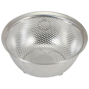 リバティーコーポレーション ステンレス製 パンチングザル 13cm 足付 FCE346W-LD-385-イメージ1