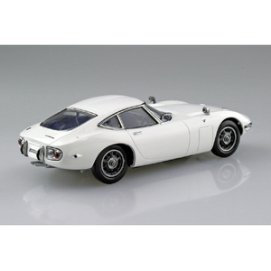 アオシマ 1/32 楽プラ スナップキット No．6-PW トヨタ 2000GT(ペガサスホワイト) Aﾗｸﾌﾟﾗ06PWﾄﾖﾀ2000GTPﾎﾜｲﾄ-イメージ2