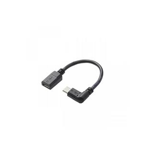 エレコム L字MicroUSB変換アダプタ TB-MBFMBR01BK-イメージ1