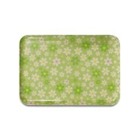 橋本達之助工芸 ランチョンマットにも使えて食洗機で洗えるトレー　花柄グリーン グリーン ﾊｼﾀﾂSTﾄﾚ-Mｶｸﾏ-ﾁG