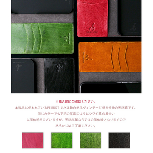 ABBI SIGNATURE iPhone 13 Pro用レザーケース PIERROT LUX タン ABS21811I13PTN-イメージ16