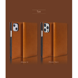 ABBI SIGNATURE iPhone 13 Pro用レザーケース PIERROT LUX タン ABS21811I13PTN-イメージ20