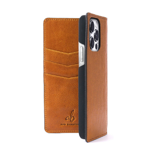 ABBI SIGNATURE iPhone 13 Pro用レザーケース PIERROT LUX タン ABS21811I13PTN-イメージ4
