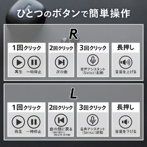 cheero Wireless Open Earphones Smart Pro ブラック CHE-647-BK-イメージ8