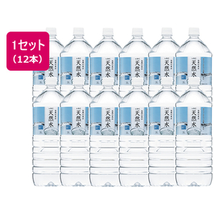 Ｇｌｏｂｅ 自然の恵み 天然水 2L×12本 1箱(12本) F865695-イメージ1