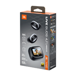 JBL ハイブリッドノイズキャンセリング完全ワイヤレスイヤホン ブラック JBLLIVEBUDS4BLK-イメージ11