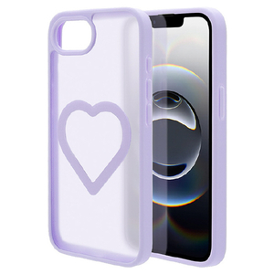 ラスタバナナ iphone17e/16e用 mignu tpu×pcｹｰｽ パープル＊フロストパープル 8795IP5EHPFPU-イメージ1