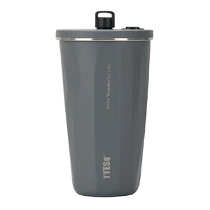 TYESO ストロータンブラー 600ml ダークグレー KT01-060-DGY-イメージ1