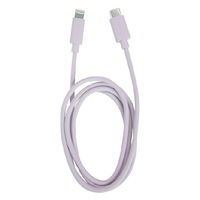 イツワ商事 MFIライトニング-TYPE-C 充電通信ケーブル(1m) パープル MCLD2303PU