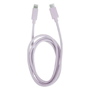 イツワ商事 MFIライトニング-TYPE-C 充電通信ケーブル(1m) パープル MCLD2303PU-イメージ1
