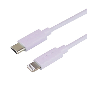 イツワ商事 MFIライトニング-TYPE-C 充電通信ケーブル(1m) パープル MCLD2303PU-イメージ2