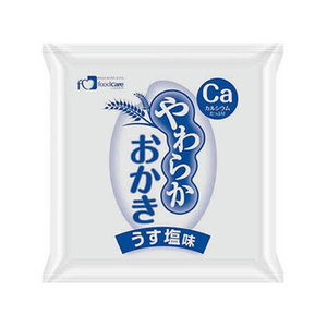 フードケア やわらかおかき うす塩味 12袋 FC739TG-イメージ2