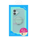 COCO　CASE iPhone 17用360°回転するリング付きマットケース ライムグリーン 1847-17-LIMEGREEN