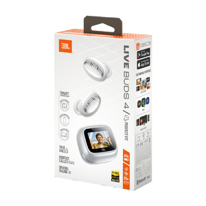 JBL ハイブリッドノイズキャンセリング完全ワイヤレスイヤホン シルバー JBLLIVEBUDS4SIL-イメージ11