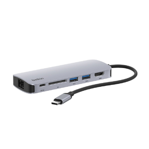 ベルキン Connect USB-C 6-in-1 イーサネットハブ AVC008FQSGYV2-イメージ1