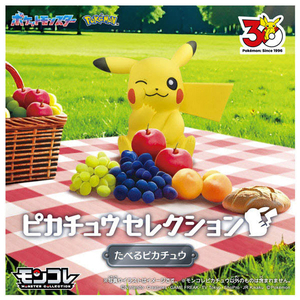 タカラトミー ポケットモンスター ポケモン30周年記念 モンコレピカチュウセレクション たべるピカチュウ ピカチュウ ﾎﾟｹﾓﾝ30THﾓﾝｺﾚﾀﾍﾞﾙﾋﾟｶﾁﾕｳ-イメージ5