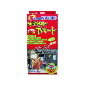 カモ井 超強力粘着ねずみ捕り ねずみ男のアパート(ハウスタイプ) FC157JR-1371953-イメージ1