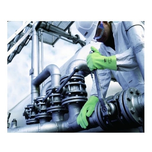 uvex 耐溶剤手袋 ルビフレックス NB60S L グリーンL0.522.97.5- FC701FJ-8366670-イメージ2