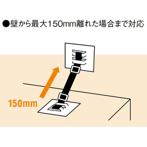 エスコ 90×70mm 転倒防止粘着プレート 2枚 FCJ664H-EA979D-171-イメージ3