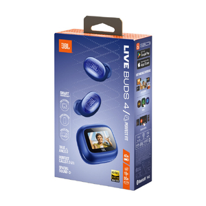 JBL ハイブリッドノイズキャンセリング完全ワイヤレスイヤホン ブルー JBLLIVEBUDS4BLU-イメージ11