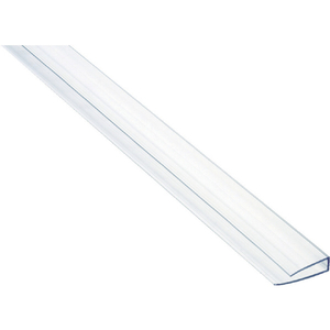 光 ジョイント用ポリカジョイナー コ型 差し込み幅４．１×１８２０ｍｍ 光 ジョイント用ポリカジョイナー (コ型) KTP-1820K-イメージ1