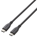 エレコム USB-C to USB-C 充電ケーブル(2．0m) PD対応 最大60W 超急速 シリコン素材 なめらか 柔軟性 高耐久 グレー MPACCSS20GY