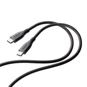 エレコム USB-C to USB-C 充電ケーブル(2．0m) PD対応 最大60W 超急速 シリコン素材 なめらか 柔軟性 高耐久 グレー MPA-CCSS20GY-イメージ2